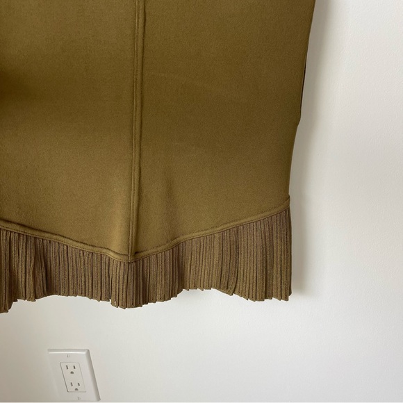 Vintage Azzedine Alaïa SS 1990 Olive Green Fitted Dress Small - Picture 2 of 9